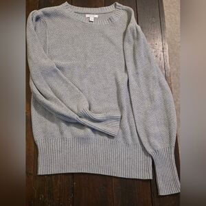 Nine West Women's Light Gray Crewneck Sweater
